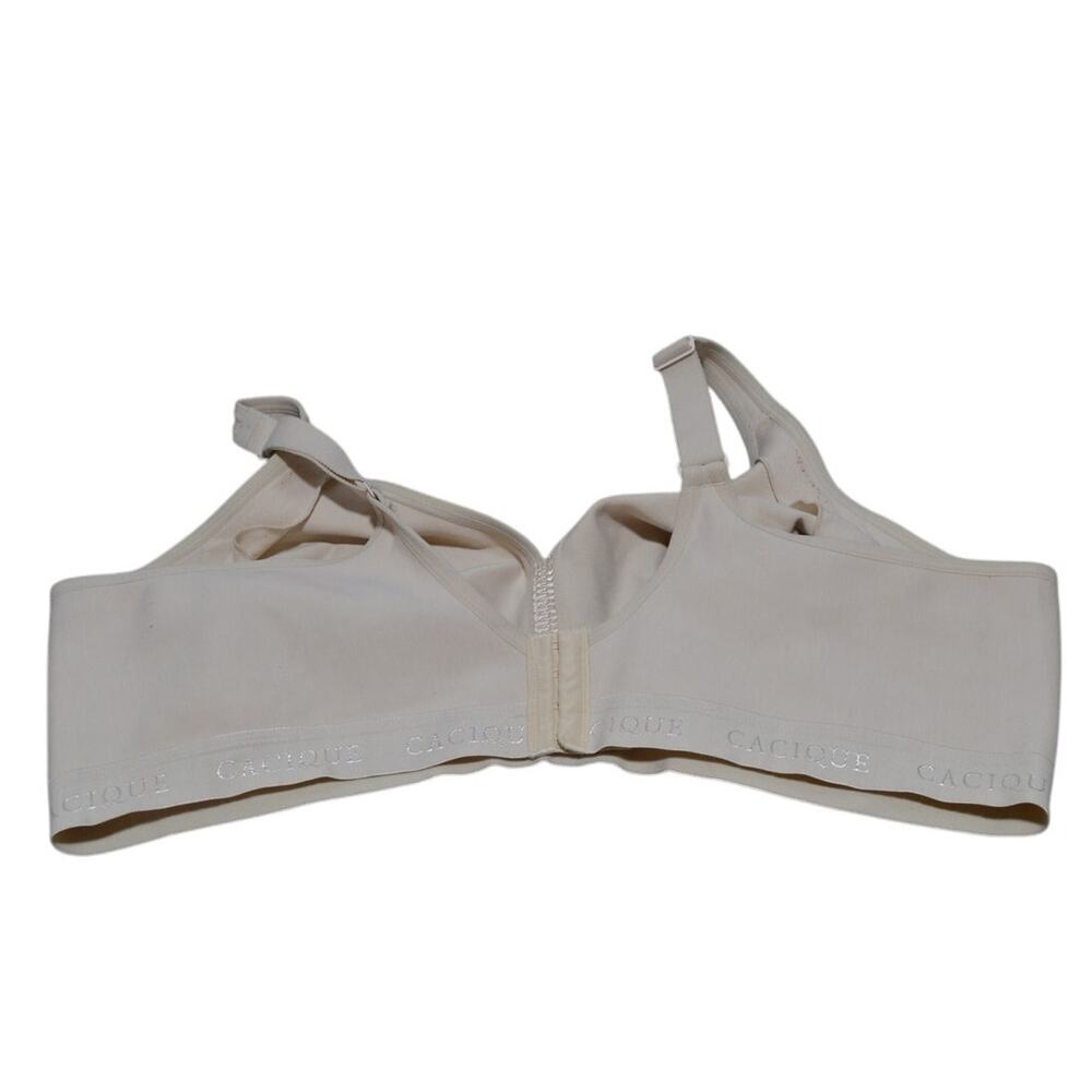 Cacique Unlined Full Coverage No Wire Tan Bra Size 48DD - Picture 2 of 9